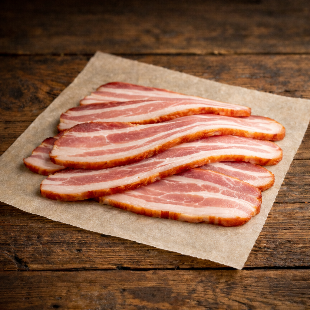 Bacon av Linderödsvin